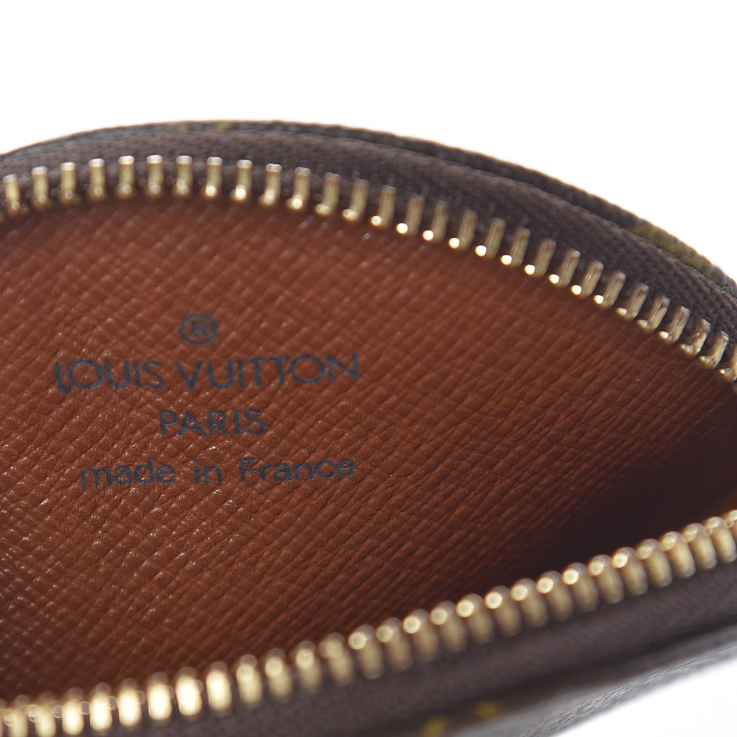 Monogram Round Coin Purse