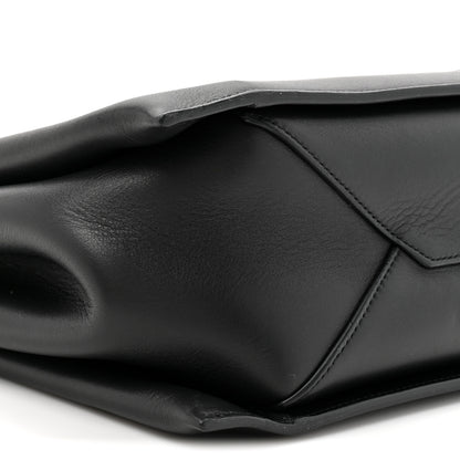 Celine Supple Natural Calfskin Medium Tri-Fold Bag Black 11 of 14