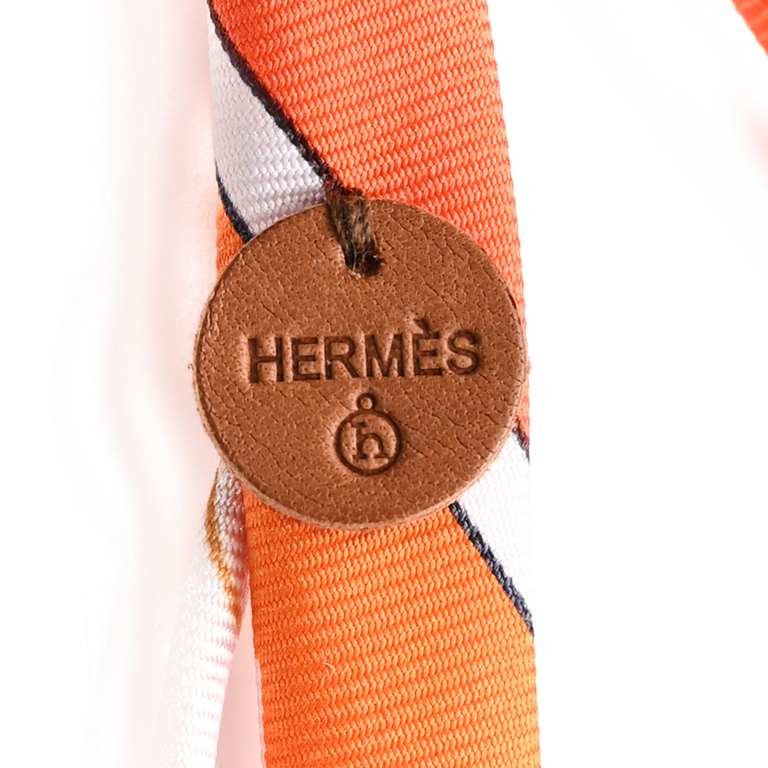 Hermes Epsom Silk Petit H Betta Fish Charm Mauve Sylvestre Multicolor 3 of 4