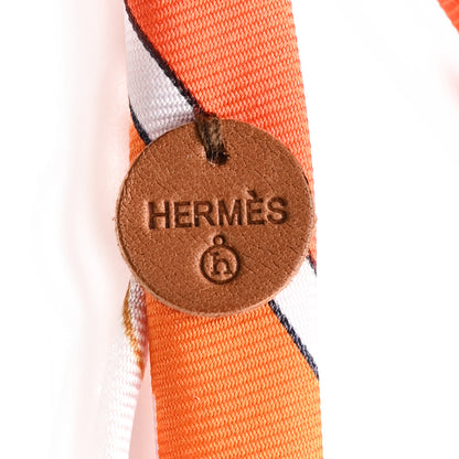 Hermes Epsom Silk Petit H Betta Fish Charm Mauve Sylvestre Multicolor 3 of 4