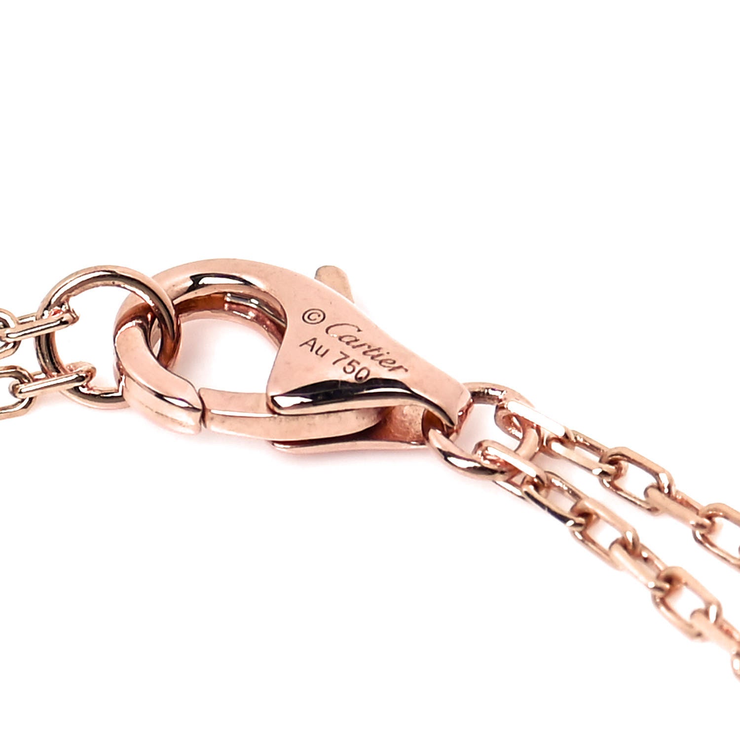 Cartier 18K Pink Gold Diamond LOVE Bracelet 5 of 5