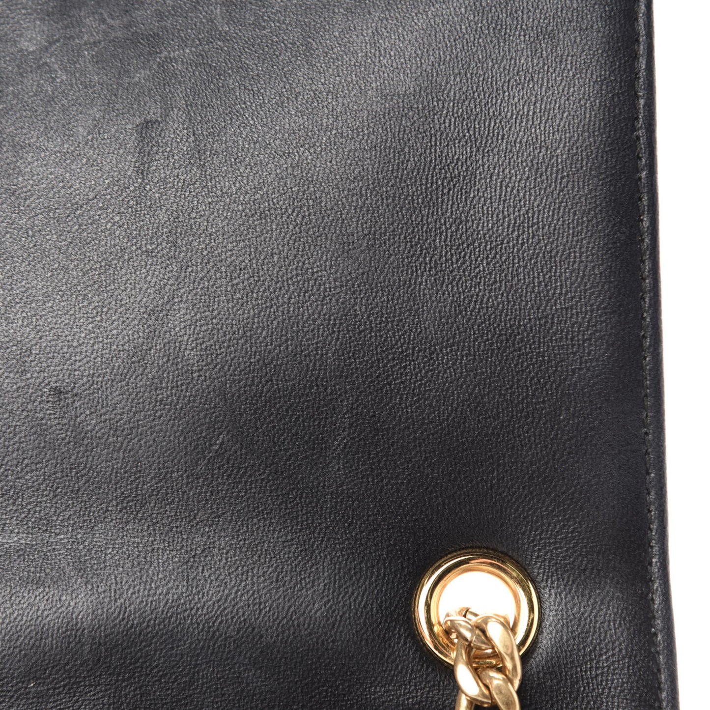 Nappa Gaufre Flap Black