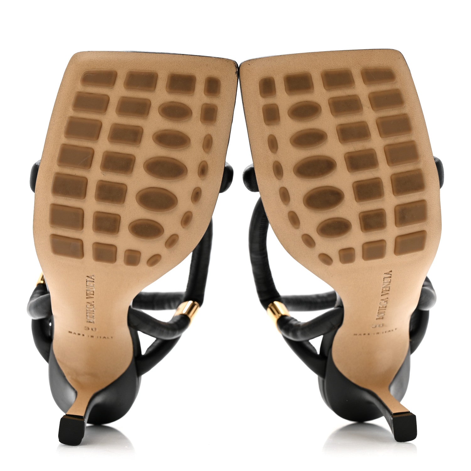 Bottega Veneta Nappa Stretch Sandals 36 Black 7 of 10