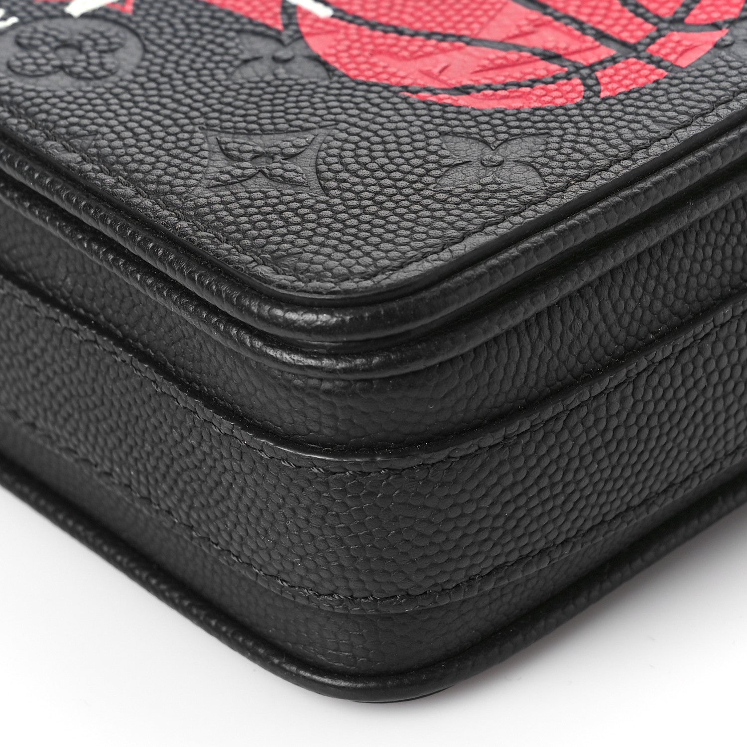 Louis Vuitton x NBA Grained Calfskin Monogram Studio Messenger Black 8 of 8