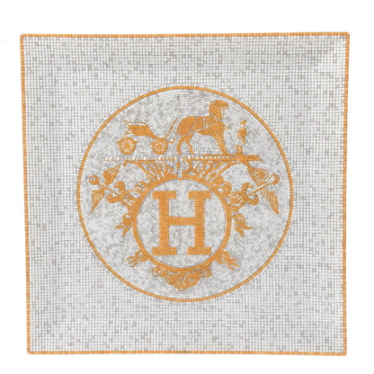 Hermes Porcelain Mosaique au 24 Square Plate 9.1" 1 of 9