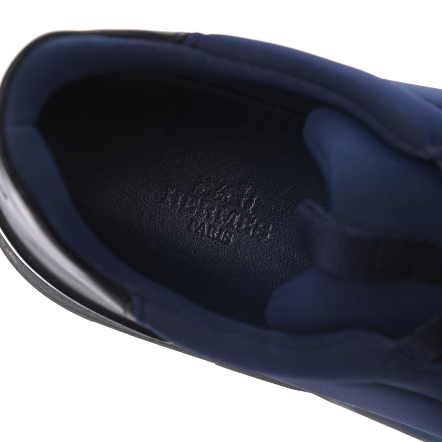 Hermes Technical Canvas Miles Sneakers 38 Marine Black 6 of 23