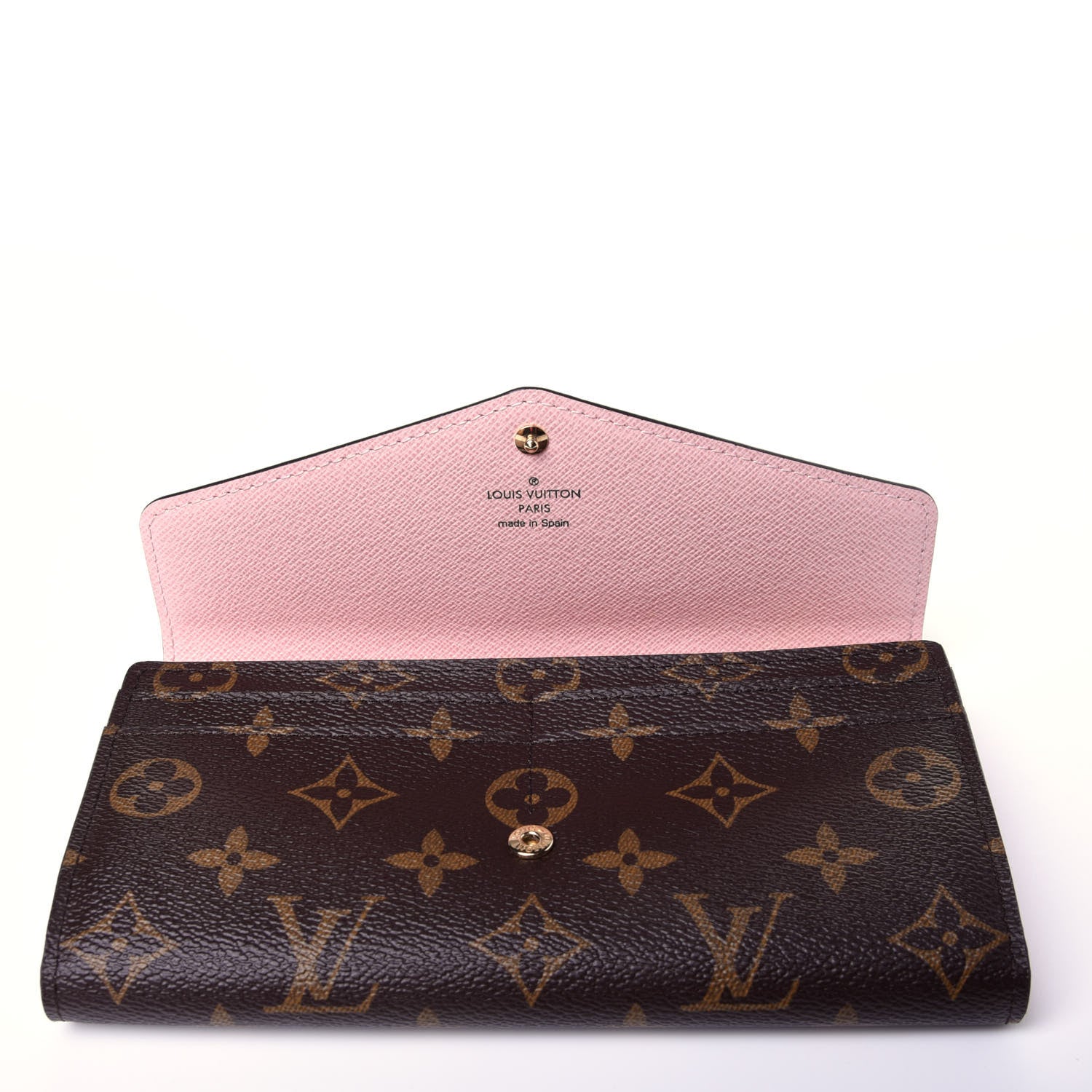 Louis Vuitton Monogram Sarah Wallet NM Rose Ballerine 9 of 9