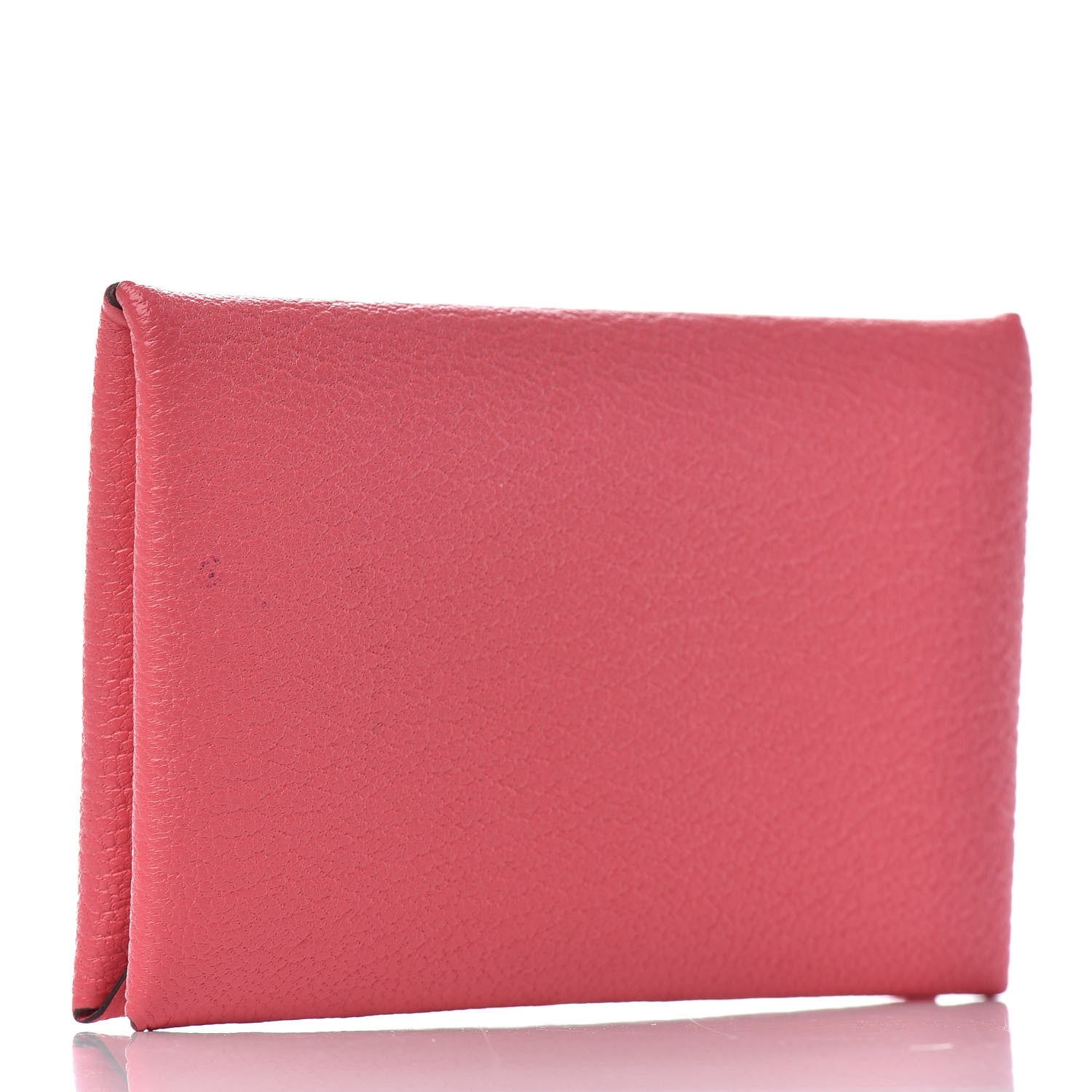 Hermes Chevre Mysore Calvi Card Case Rose Lipstick 3 of 6