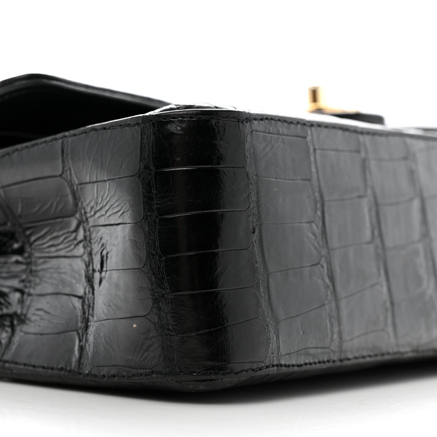 Chanel Alligator Medium Double Flap Black 9 of 15