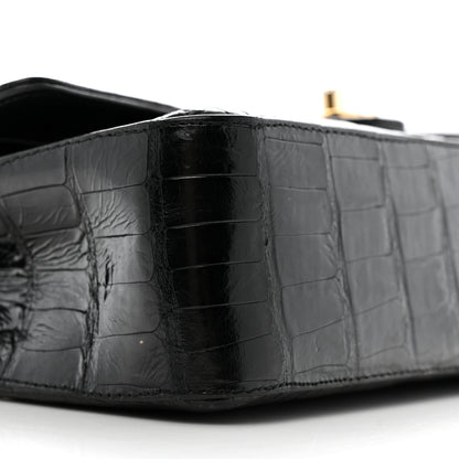 Chanel Alligator Medium Double Flap Black 9 of 15