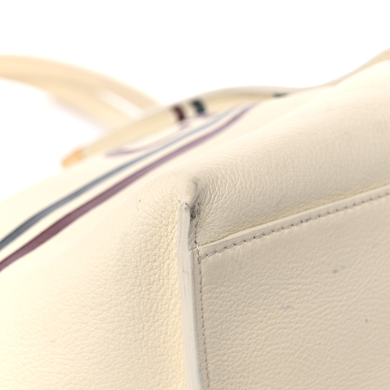 Chloe Smooth Calfskin Medium Vick Tote Off White 7 of 16