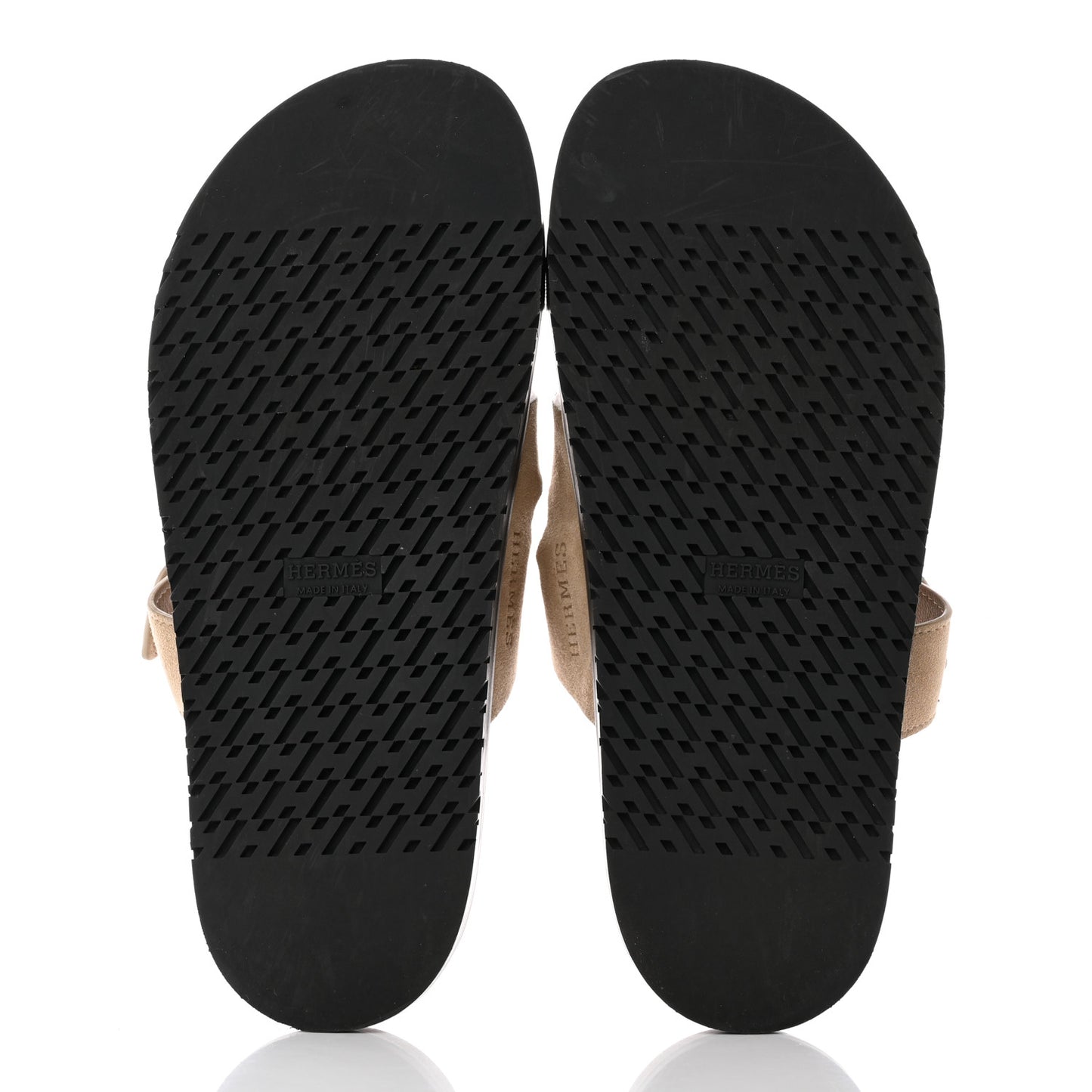 Suede Goatskin Womens Chypre Sandals 40 Beige Argile