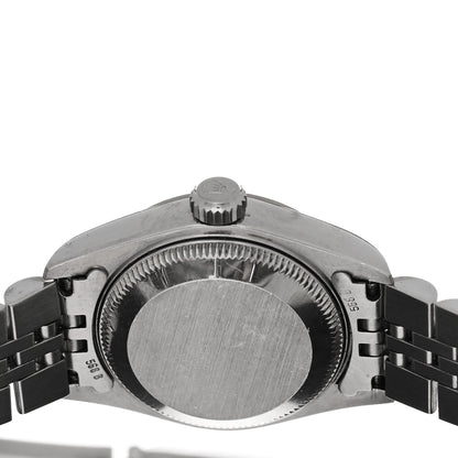 Rolex Stainless Steel 18K White Gold 26mm Oyster Perpetual Datejust Watch Silver 69174 4 of 5