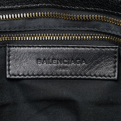 Balenciaga Chevre Gold Metallic Edge Hardware City Black 6 of 10