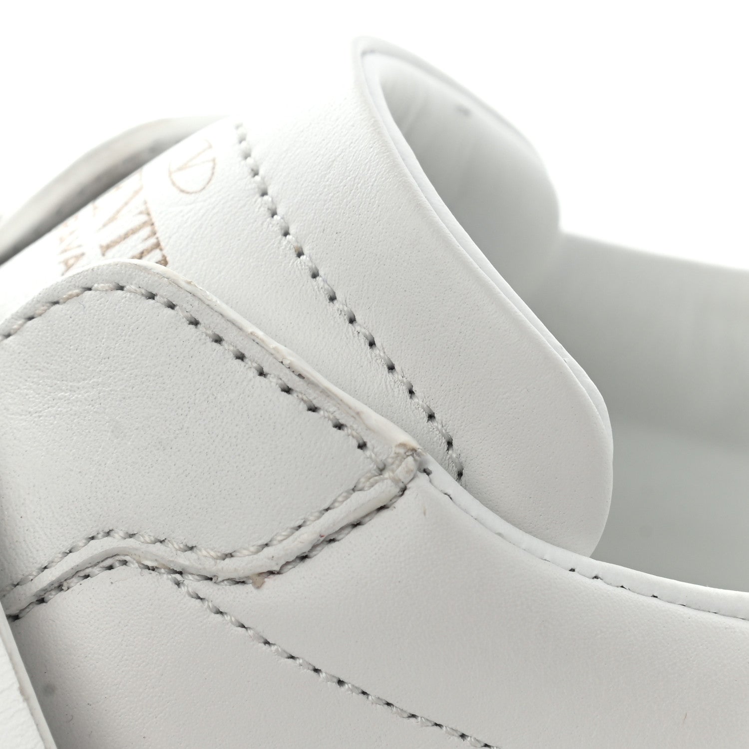 Valentino Garavani Calfskin Mens V Punk Low Top Sneakers 40 White 11 of 15