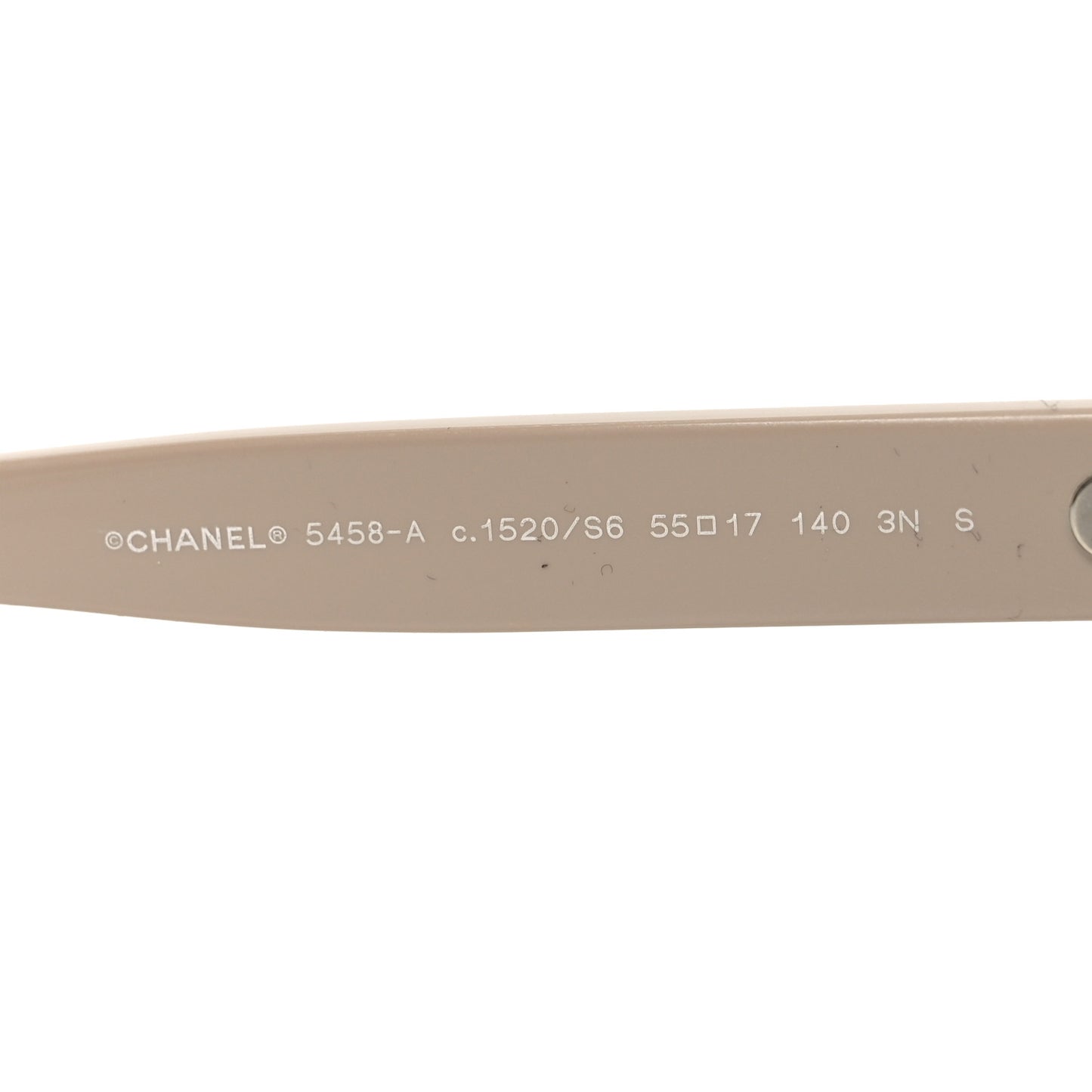 Acetate Pantos Logo Sunglasses 5458-A Beige