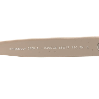 Chanel Acetate Pantos Logo Sunglasses 5458-A Beige 5 of 7