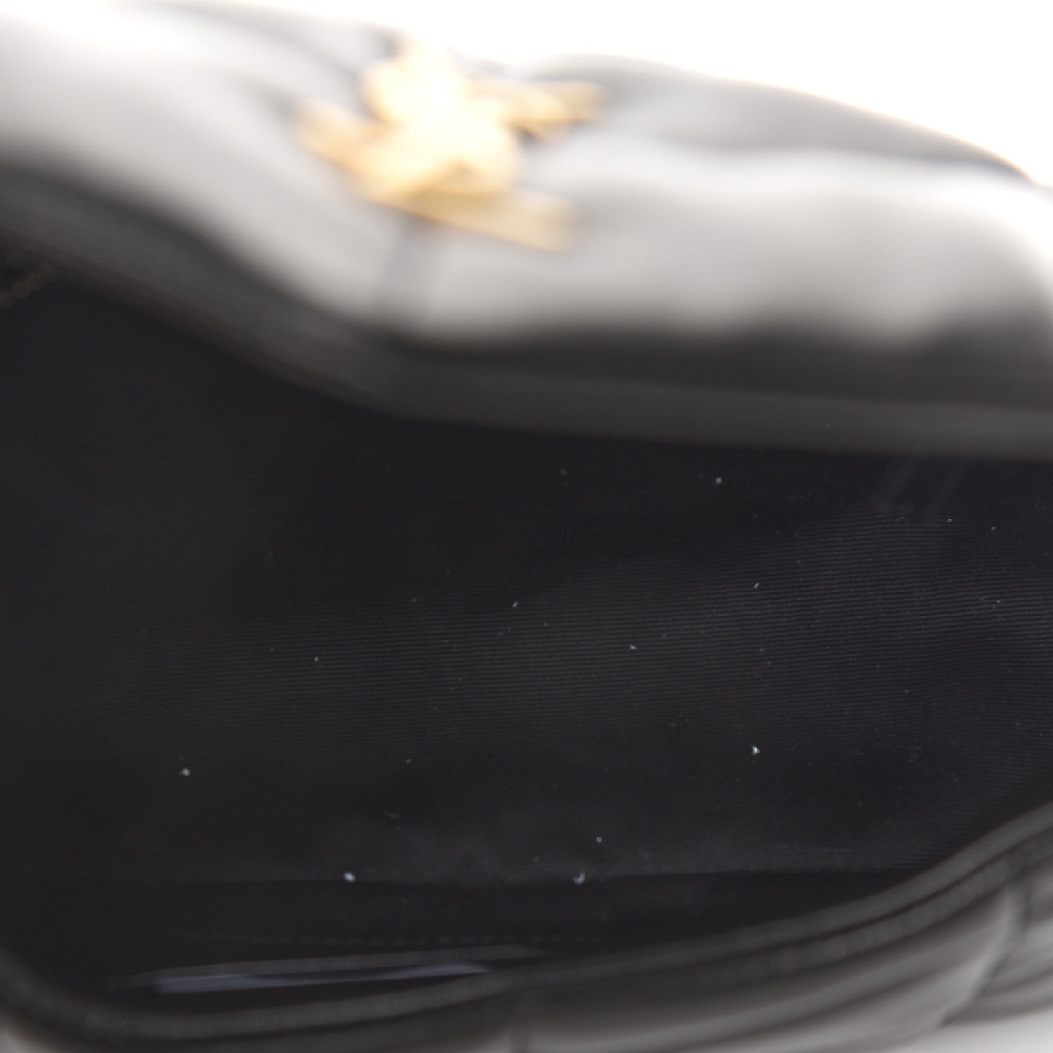 Saint Laurent Lambskin Quilted Toy Loulou Puffer Monogram Chain Satchel Black 5 of 9