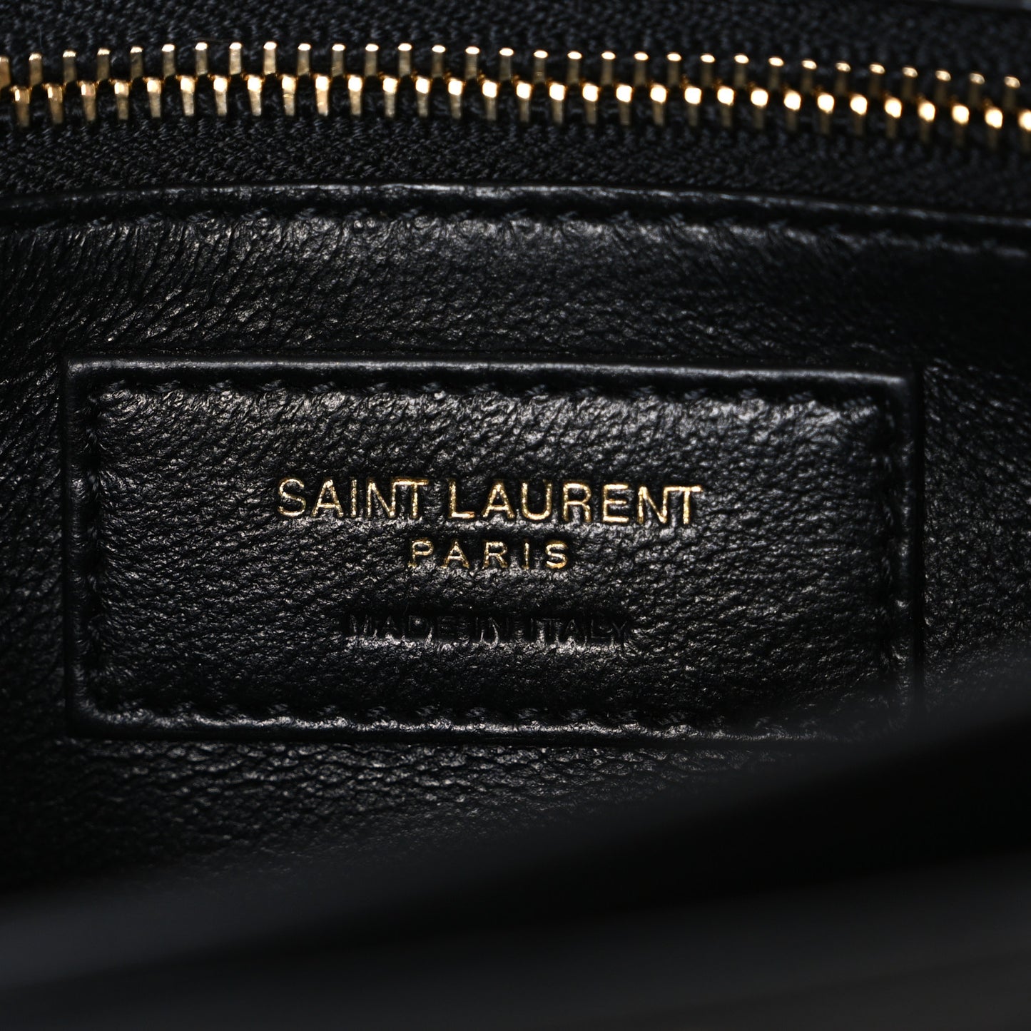 Calfskin Crocodile Embossed Monogram Cassandra Clasp Bag Black