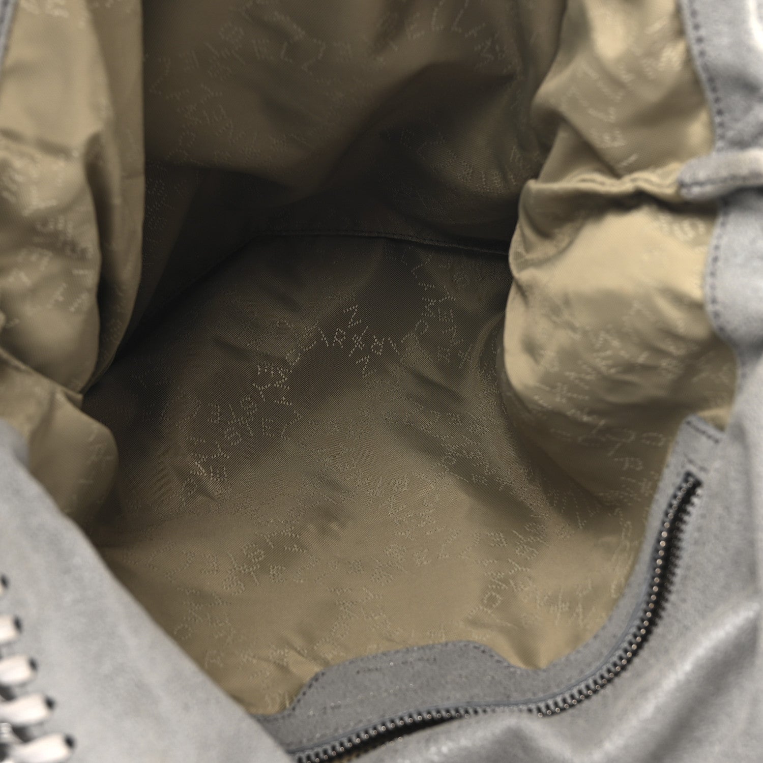 Stella McCartney Shaggy Deer Falabella Fold Over Tote Grey 5 of 9