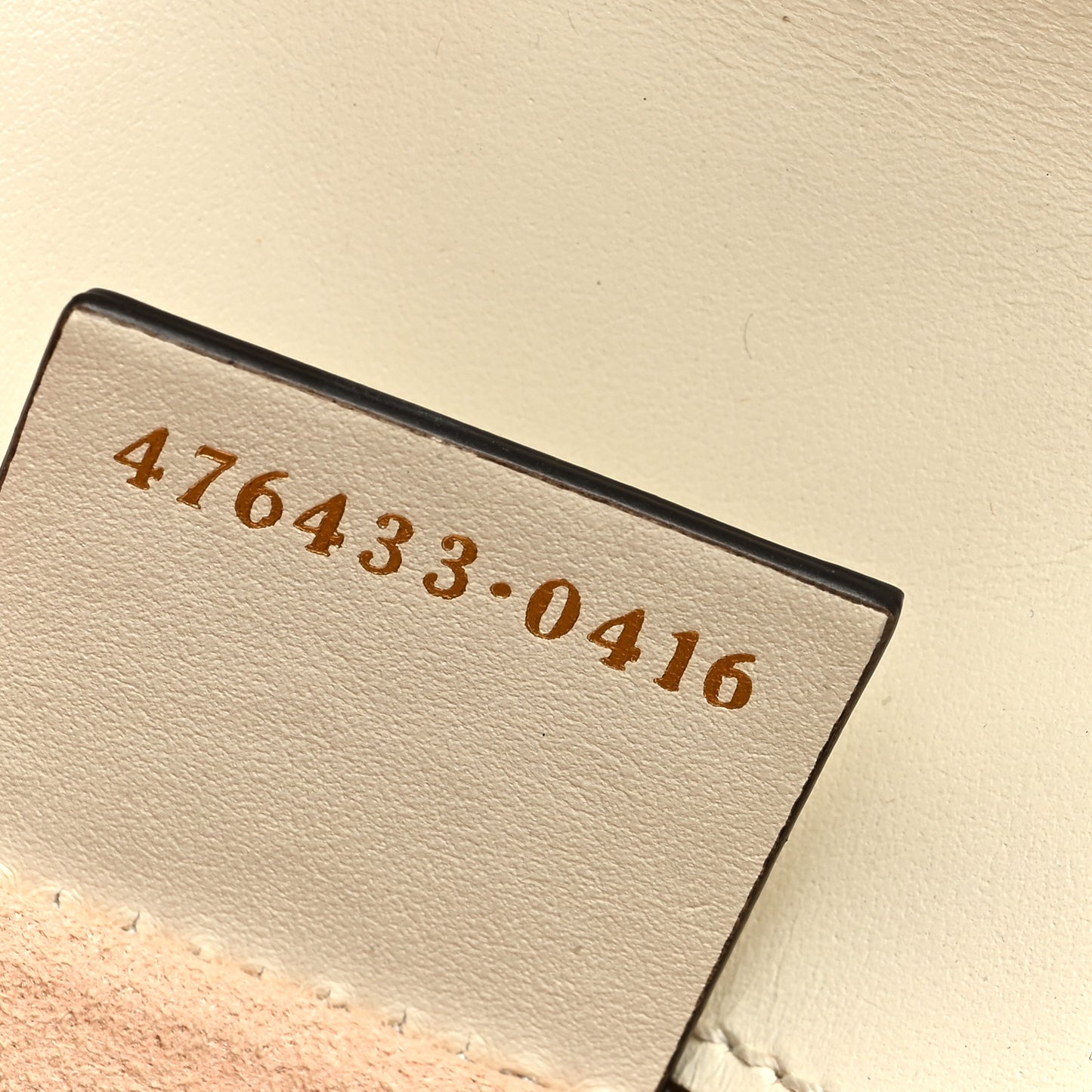 X KEN SCOTT Calfskin Matelasse Floral Print Super Mini GG Marmont Shoulder Bag Ivory Pink