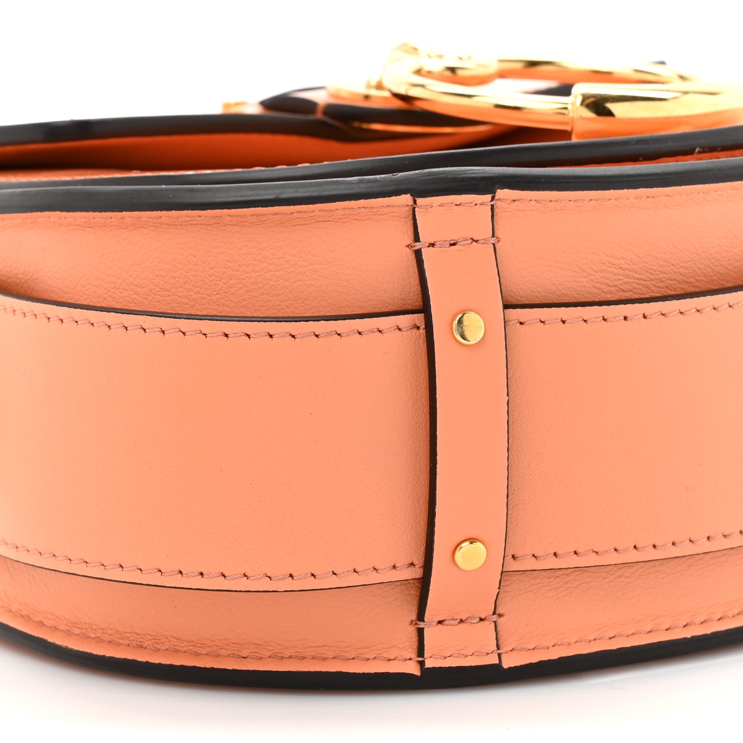 Chloe Patent Calfskin Small Tess Bag Canyon Sunset 10 of 11