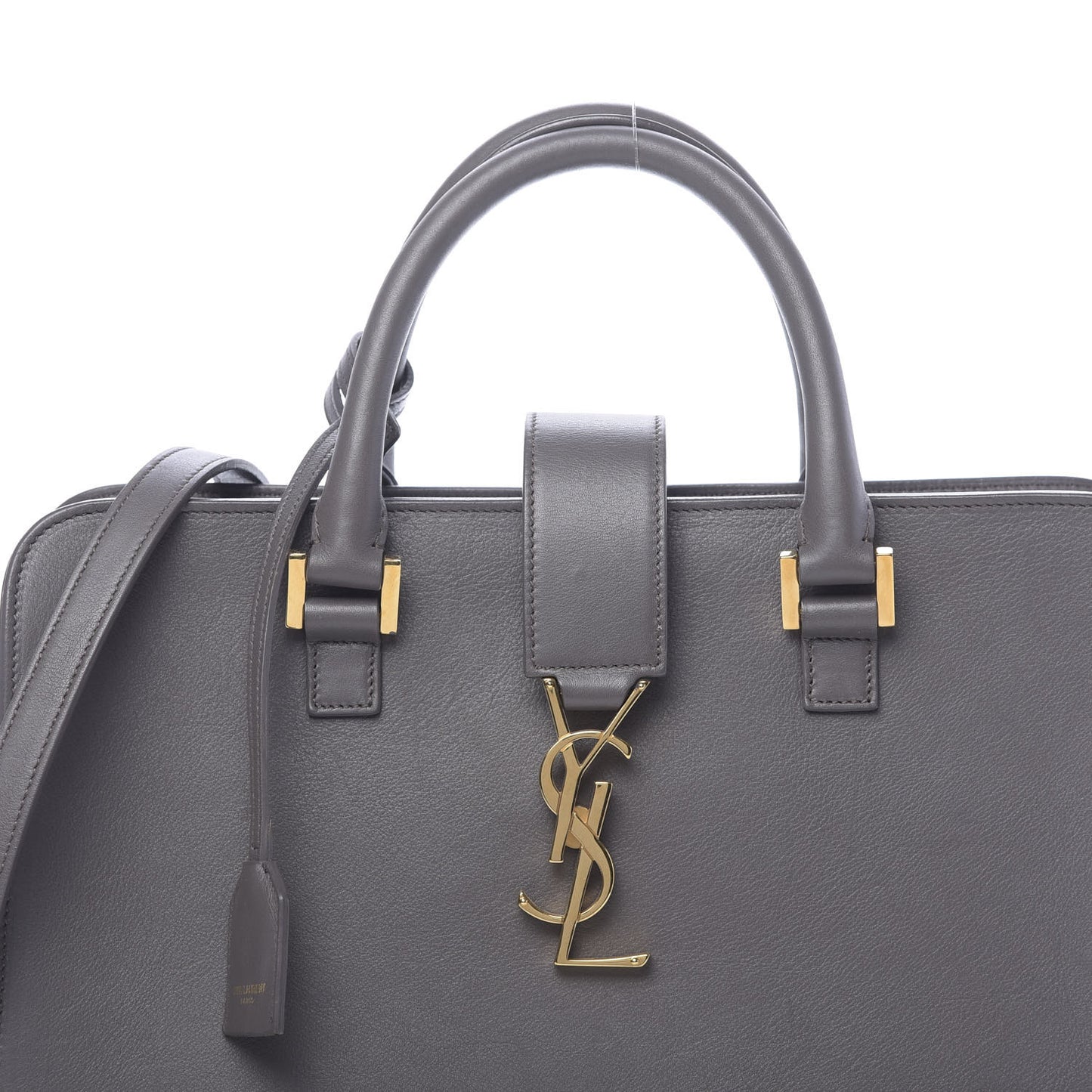Calfskin Small Monogram Cabas Grey