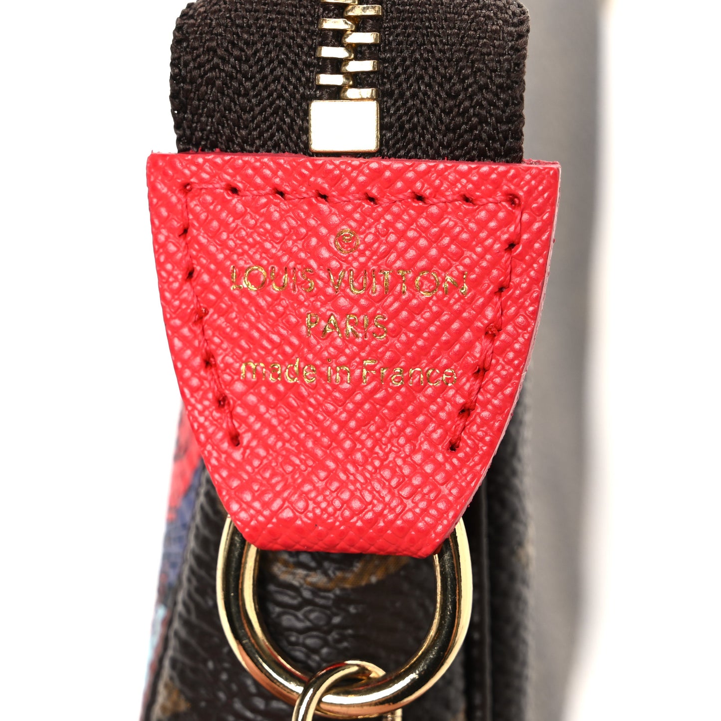 Monogram 2022 Christmas Animation Mini Pochette Accessories Red