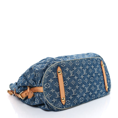 Louis Vuitton Denim Mahina XL Blue 4 of 8