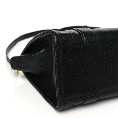 Marc Jacobs Grained Calfskin Small The Tote Bag Black 8 of 9