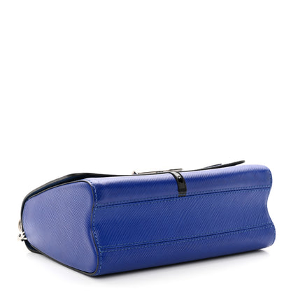 Louis Vuitton Epi Flamingo Twist Shoulder Bag MM Blue 4 of 12