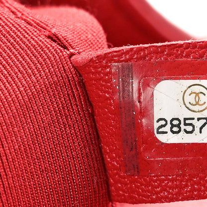 Chanel Lambskin Quilted Small Chain Infinity Top Handle Flap Dark Red 7 of 10