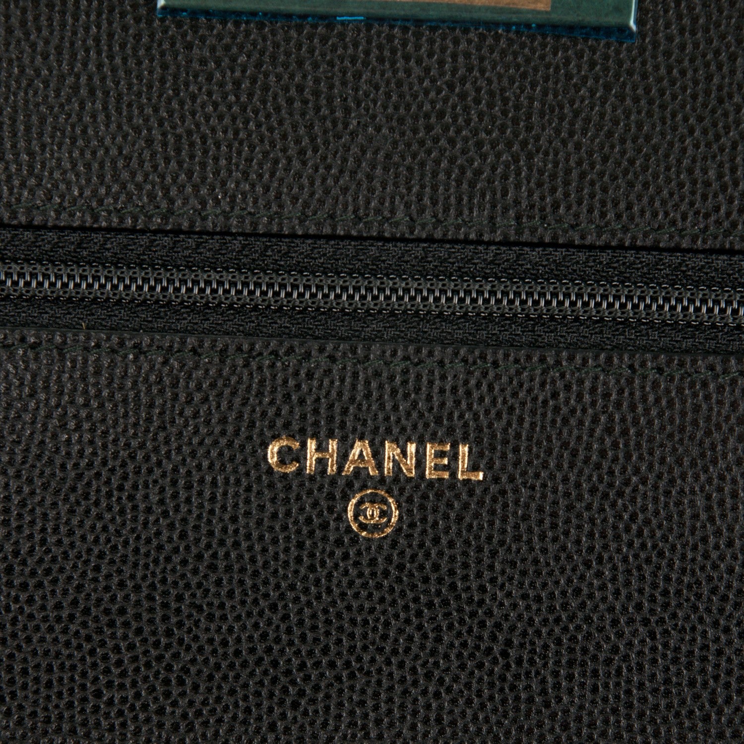 Chanel Caviar Quilted Golden Class Wallet On Chain WOC Black 6 of 8