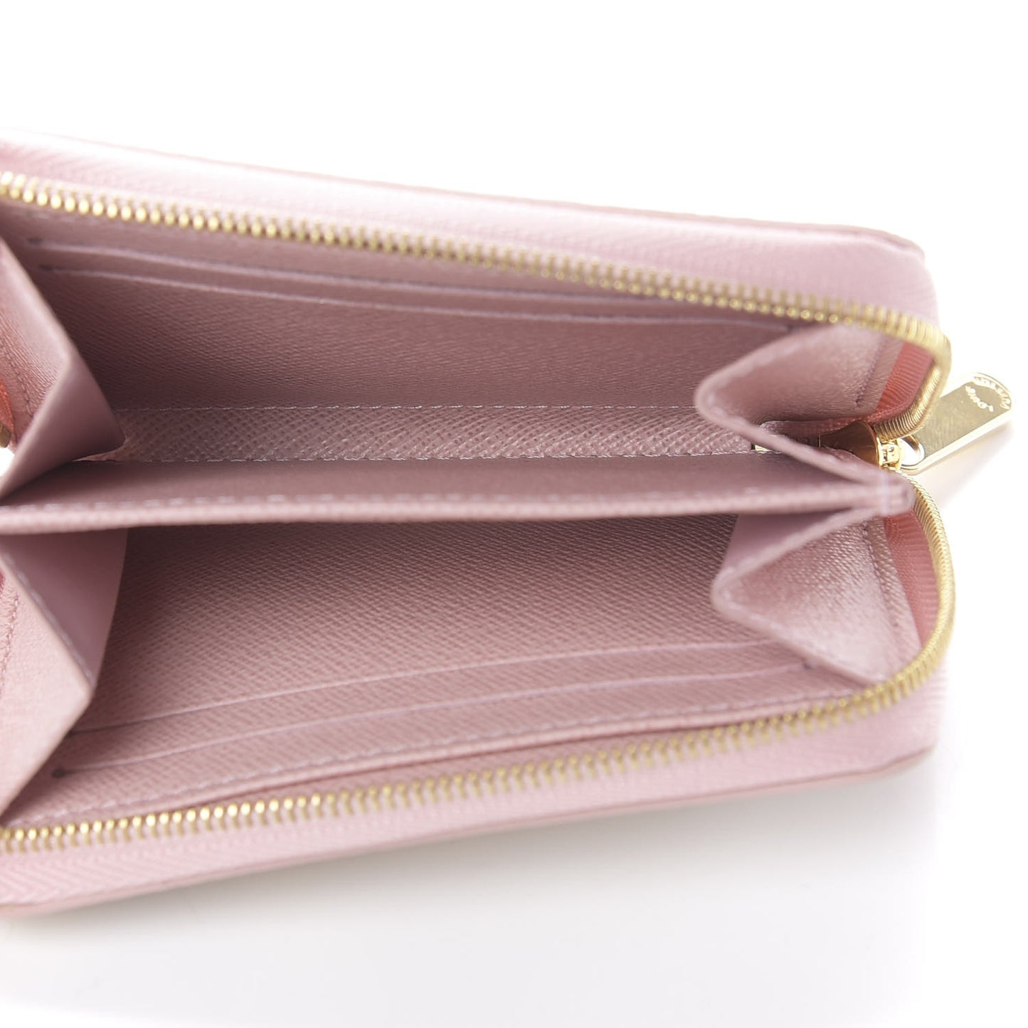 Damier Azur Zippy Coin Purse Rose Ballerine