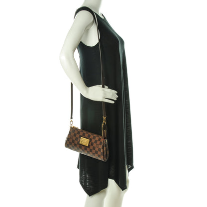 Louis Vuitton Damier Ebene Eva Clutch 2 of 8
