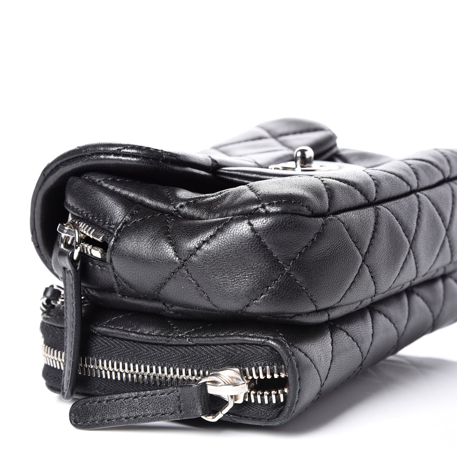Chanel Lambskin Quilted New Mini Flap Black 8 of 11