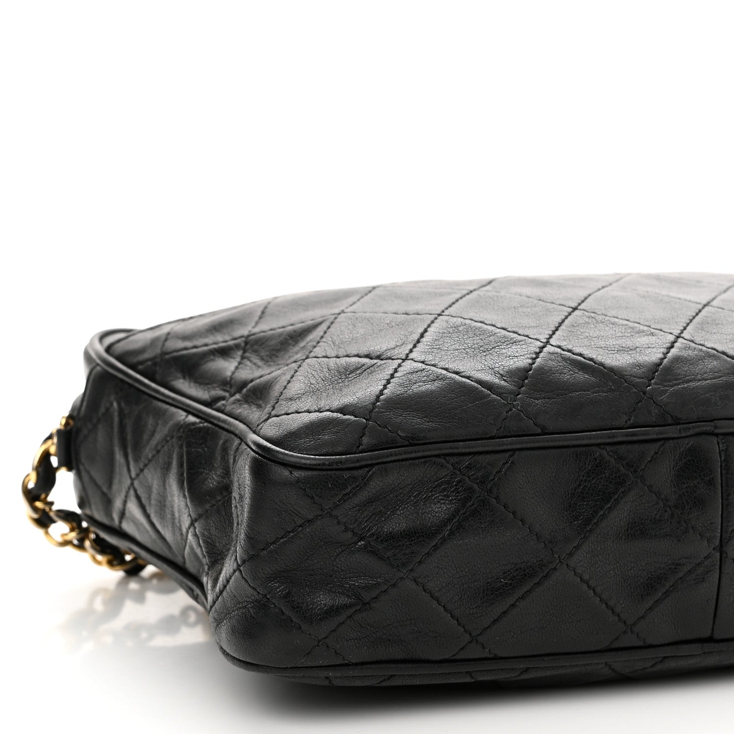 Chanel Lambskin Quilted Tassel Camera Case Black 9 of 10