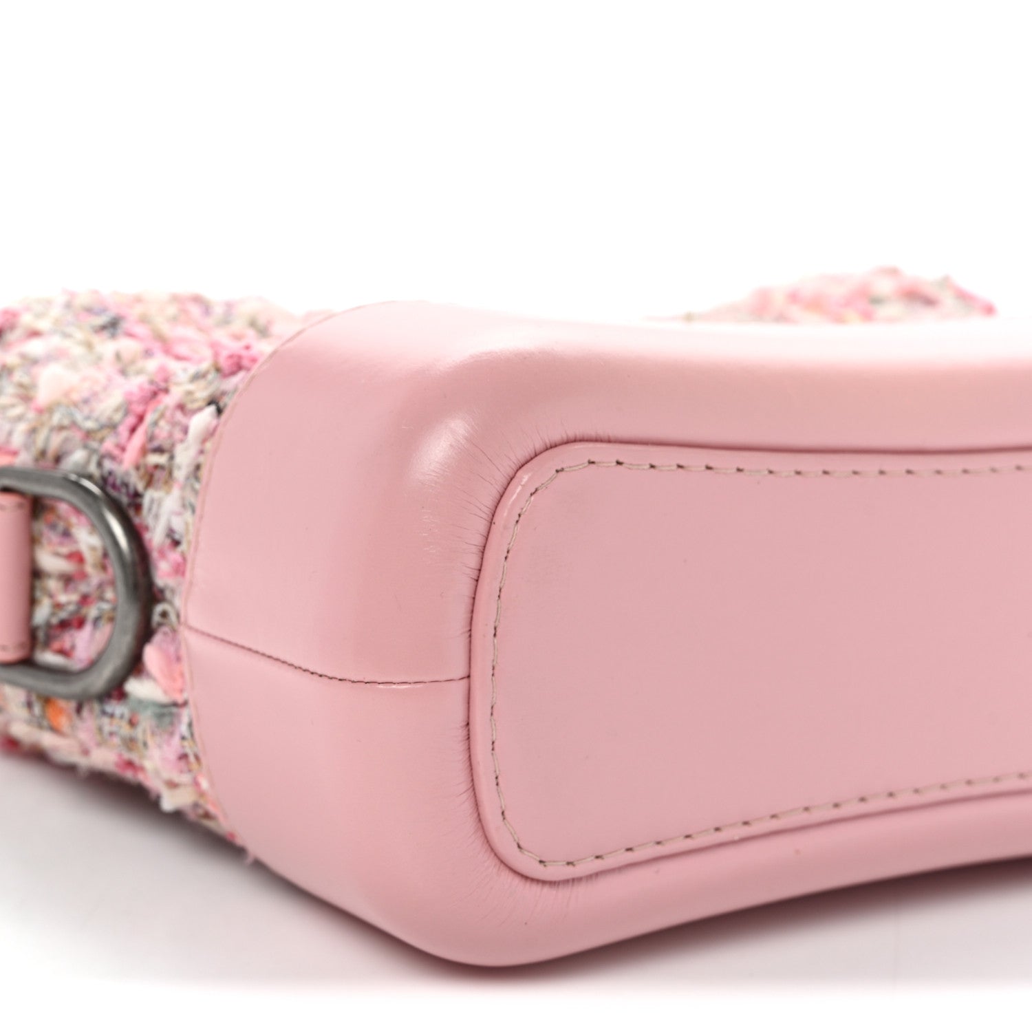 Chanel Tweed Calfskin Small Gabrielle Hobo Light Pink 9 of 10