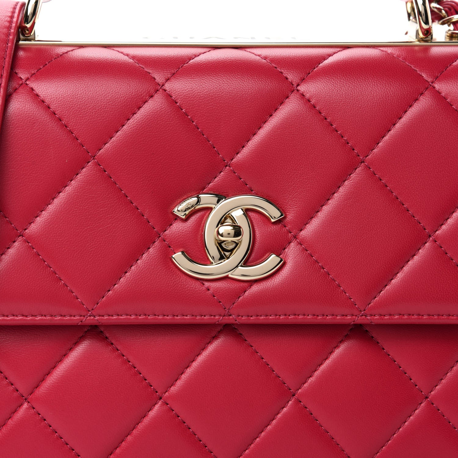 Chanel Lambskin Quilted Small Trendy CC Flap Dual Handle Bag Pink 11 of 12