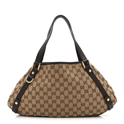 Gucci Monogram Medium Abbey Shoulder Bag Dark Brown 1 of 10