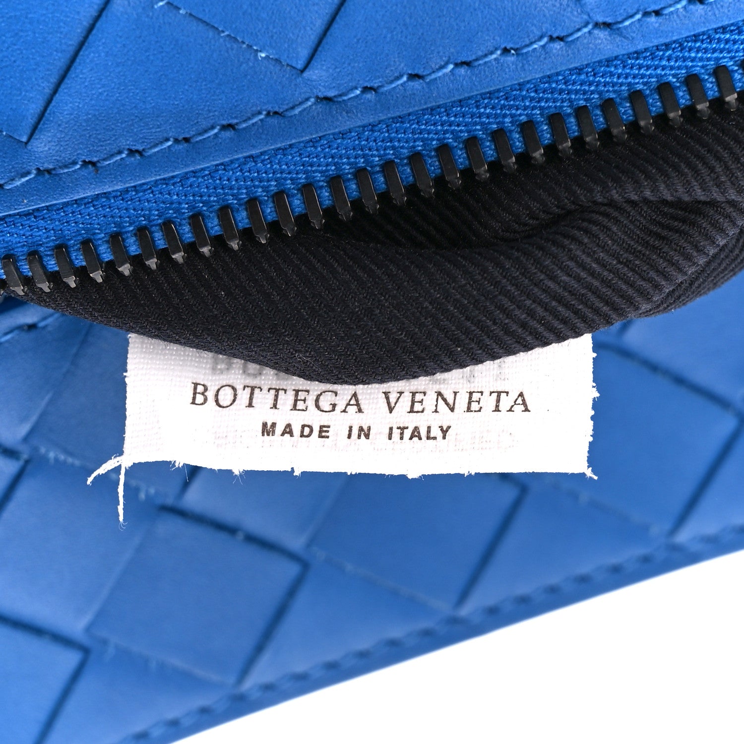 Bottega Veneta Calfskin Intrecciato Small Document Case Blue 10 of 14