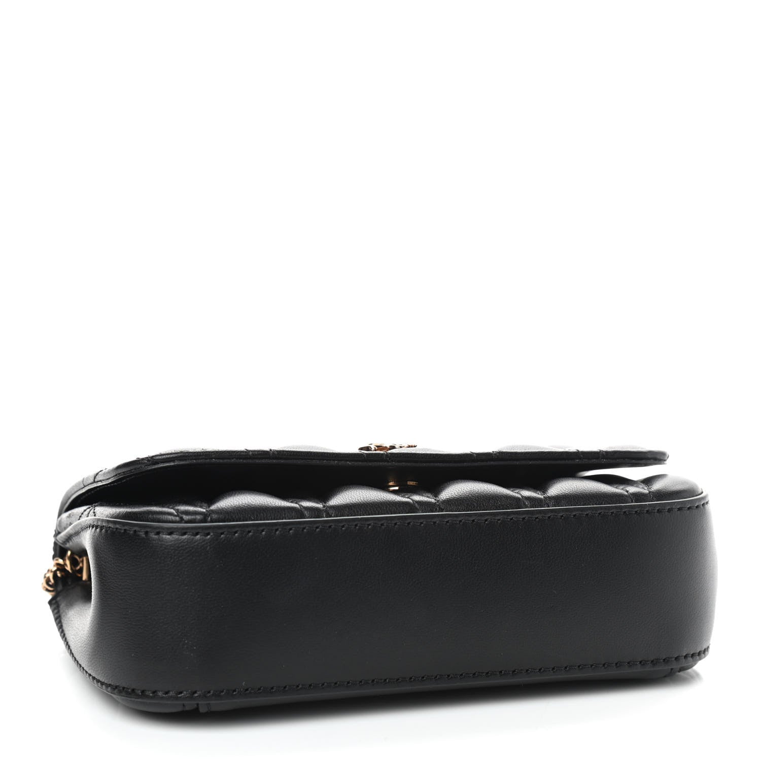 Versace Nappa Quilted Virtus Evening Bag Black 3 of 8