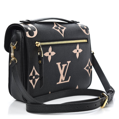 Louis Vuitton Empreinte Monogram Giant Pochette Metis Black Beige 3 of 8