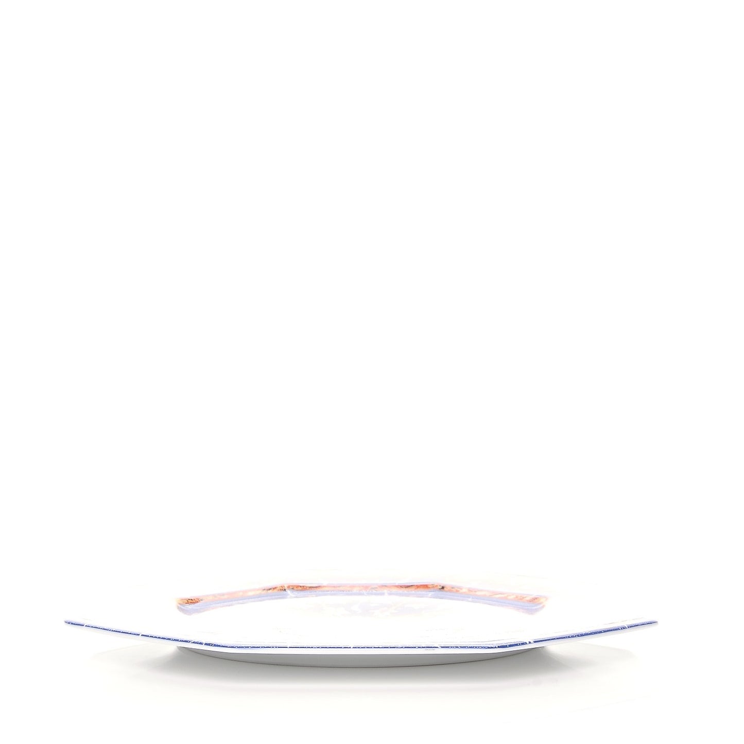 Porcelain Marqueterie de Pierres d'Orient et d'Occident Salad Plate