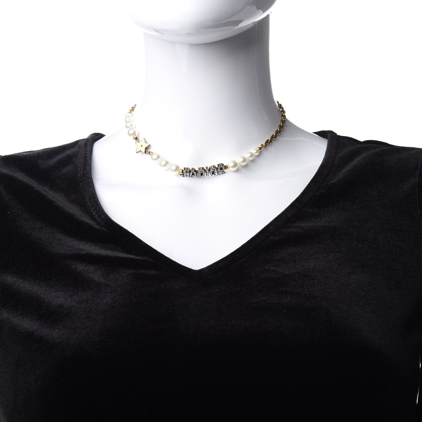 Pearl Tribal Choker Necklace Gold
