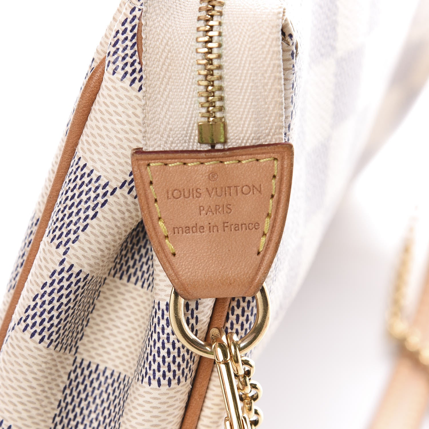 Louis Vuitton Damier Azur Eva Clutch 6 of 10
