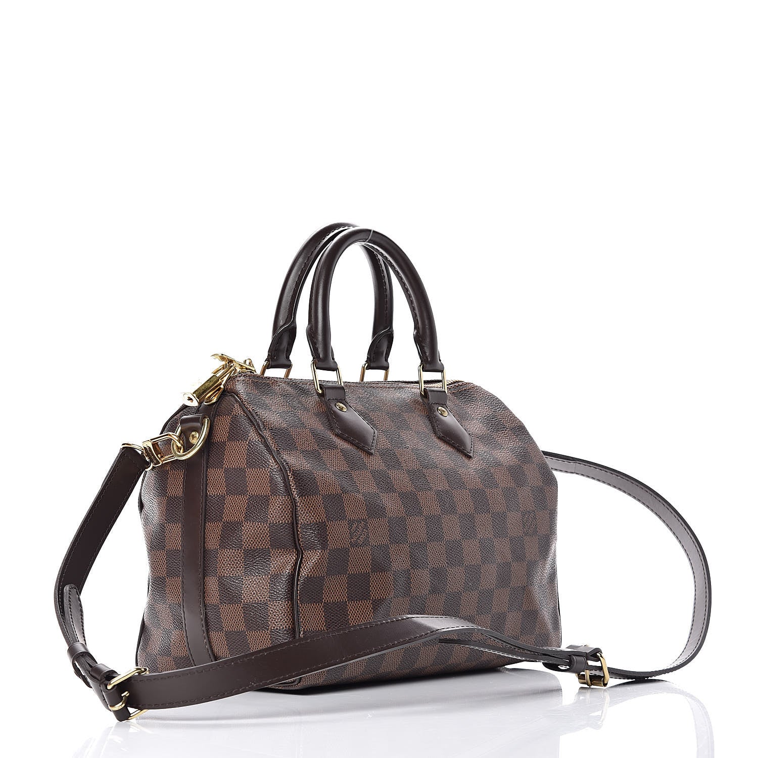 Louis Vuitton Damier Ebene Speedy Bandouliere 25 3 of 14