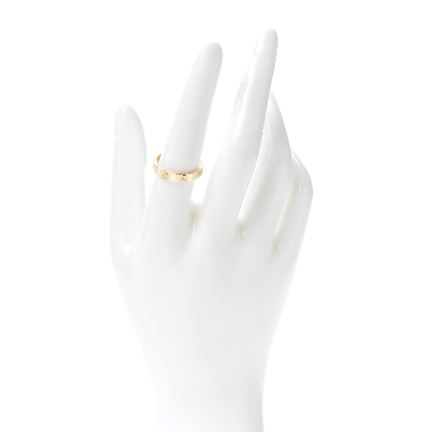 Cartier 18K Yellow Gold 3.5mm LOVE Wedding Band Ring 57 8 2 of 4
