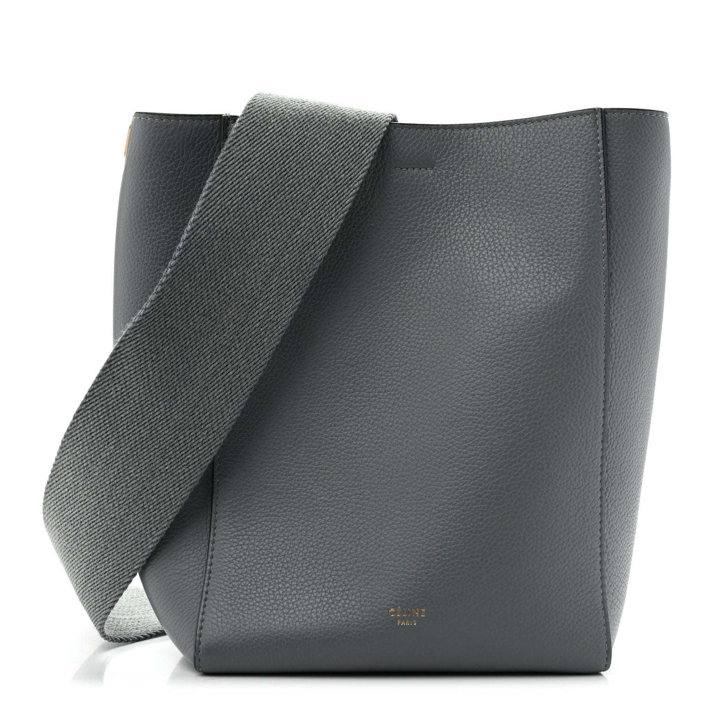 Soft Grained Calfskin Small Sangle Bucket Bag Cloud