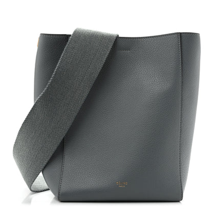 Celine Soft Grained Calfskin Small Sangle Bucket Bag Cloud 1 of 12